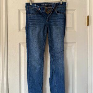 American Eagle Jegging, size 6 long, blue, excellent condition